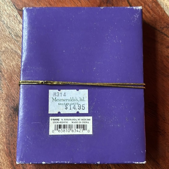 WEDDING ITEMS -Mariposa square beaded “I Do” tray and 6 His&Hers wine charms - Picture 7 of 8